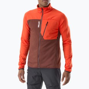 Herrenpullover Millet Seneca Fleece truffle/paprika