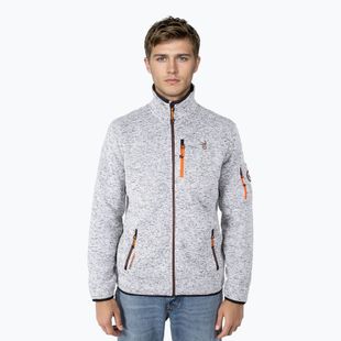 Herren-Fleecepullover Aulp Navoy Melanged Knit grey