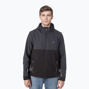 Herren-Softshelljacke Aulp Tiago anthracite melange