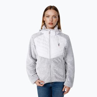 Damen-Hybridjacke Aulp Clem Hooded Hybrid white