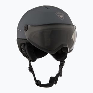 Skihelm Rossignol Fit Visor Impacts Photo grey