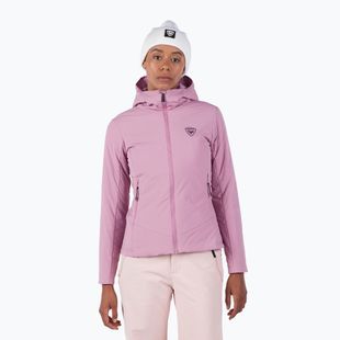 Wattierte Damenjacke Rossignol Opside Hoodie moonlight mauve