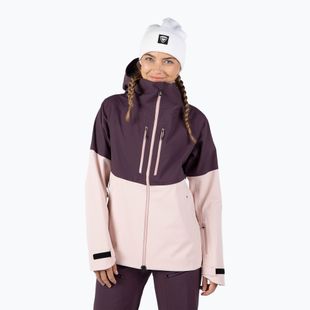 Damen-Skijacke Rossignol Rallybird mulberry