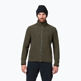 Herren-Fleecejacke Rossignol Strawpile Fleece Fz olive shadow