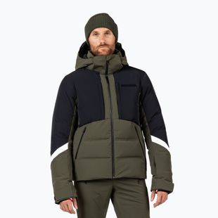 Herren-Skijacke Rossignol Ciastel Down Mix olive shadow