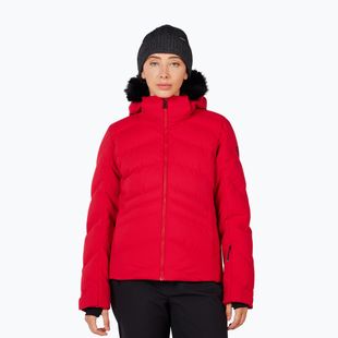 Damen-Skijacke Rossignol Staci Insulated ruby red