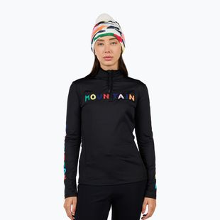 Damen-Sweatshirt Rossignol JCC Booster Half Zip black