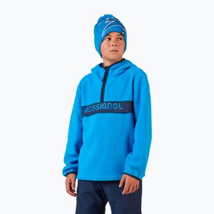 Kinder-Fleecejacke Rossignol Alltrack Anorak Fleece blazing blue