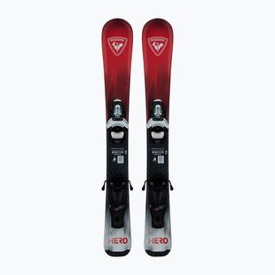 Kinder-Alpinski mit Bindung Rossignol Hero Kid Pre-Drilled + Team 4 GW