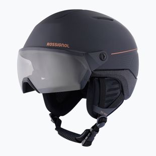 Skihelm Rossignol Fit Visor Impacts Photo black