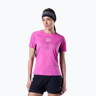 Damen-Laufshirt Rossignol Sapa Ultra Tee electric fuchsia