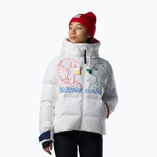 Damen-Skijacke Rossignol JCC Allsnow Down white