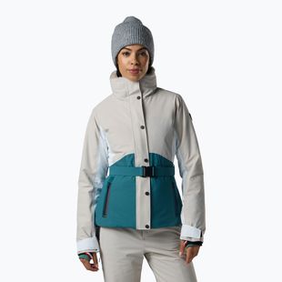 Damen-Skijacke Rossignol Snowdazzle Belted silver cloud