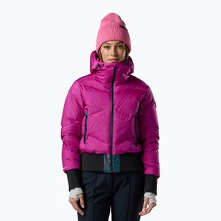 Damen-Skijacke Rossignol Snowblaze Down Bomber electric fuchsia