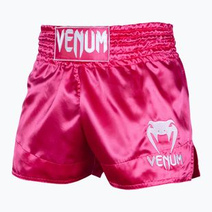 Trainings Shorts Herren Venum Classic Muay Thai pink/white