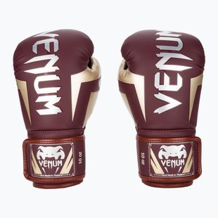 Venum Elite Burgund/Gold Boxhandschuhe