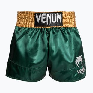 Herren Trainingsshorts Venum Classic Muay Thai grün/gold/weiß