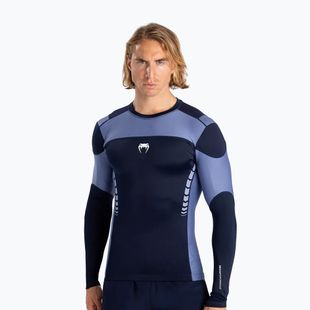Trainings Longsleeve Herren Venum Tempest Rashguard navy blue/blue