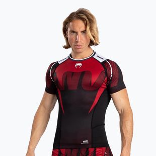 Herren Venum Adrenaline Rashguard SS schwarz/rot T-shirt