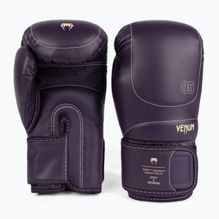 Herren Venum Impact Evo Boxhandschuhe tief lila