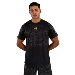 Trainingsshirt Herren Venum x Ilia Topuria Unmatched Dry-Tech black/gold