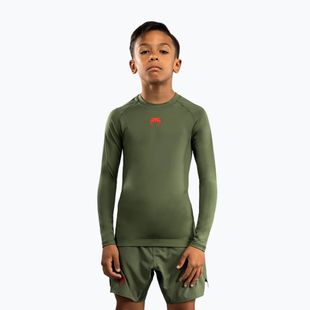Langarm-Trainingsshirt für Kinder Venum Contender Rashguards Jr khaki