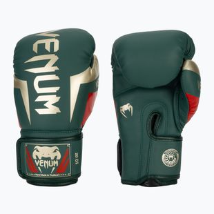 Venum Elite grün Boxhandschuhe