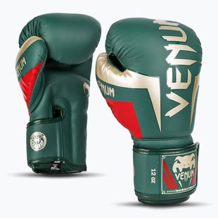 Venum Elite grün Boxhandschuhe
