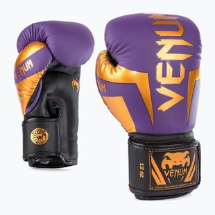 Venum Elite dunkel lila Boxhandschuhe