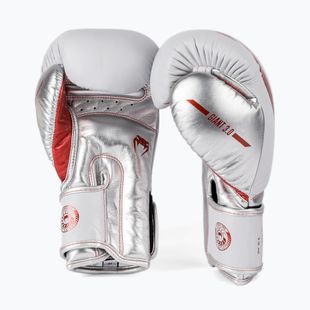 Venum Giant 3.0 rot/silberne Boxhandschuhe