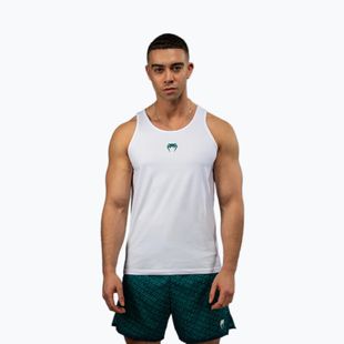 Herren Trainingsshirt Venum Echo weiß/smaragdgrün