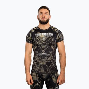 Herren Rashguard Venum Invander black/sand