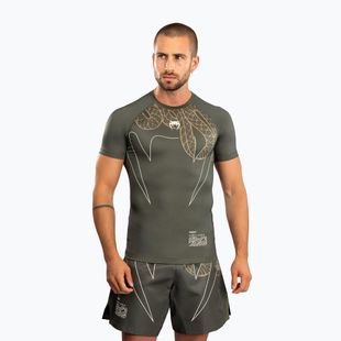 Herren-Rashguard Venum Serpenti Rashguards khaki/bronze/ivory
