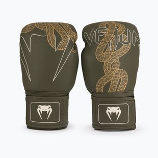 Boxhandschuhe Venum Serpenti Boxing khaki/bronze/ivory