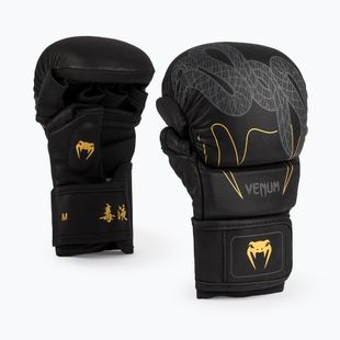 Boxhandschuhe Venum Serpenti Sparring black/silver/gold
