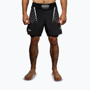 Herren Trainingsshorts Venum X WOW FC schwarz/silbergrau