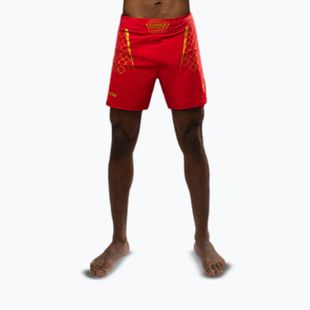 Herren Trainingsshorts Venum X WOW FC Fury Rot/Gold