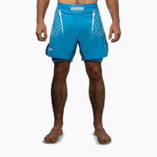 Herren-Trainingsshorts Venum X WOW FC Fury Pacific Blue