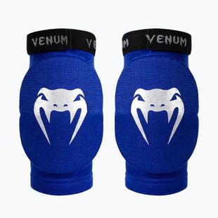 Ellenbogenschützer Venum Kontact Elbow Pads royal blue/silver