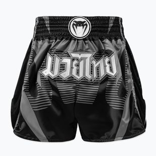 Herren Trainingsshorts Venum Adrenaline Muay Thai black/silver grey