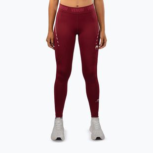 Damen Sportleggings Venum Adrenaline burgundy/pink