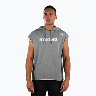 Herren Hoodie Venum Boxing VT Sleeveless Hoodie Heather Grey