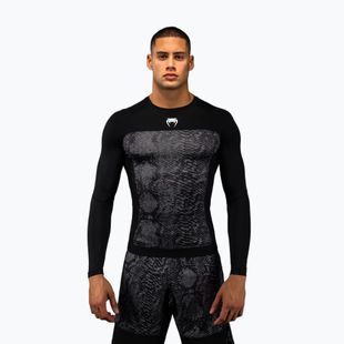 Rashguard Langarm Herren Venum G-Fit Scales Rashguard black/charcoal grey