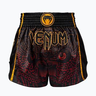 Herren Trainingsshorts Venum Quetzal Fury Muay Thai black/fury red/tangerine