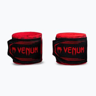 Boxbandagen Venum Tartan Handwraps 400 cm fury red