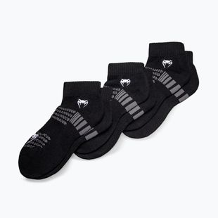 Socken Venum Vector Ankle 3er-Pack black/grey