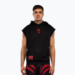 Herren Hoodie Venum x Mike Tyson Tiger Sleeveless Hoodie deep black/intense red