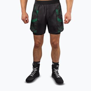 Herren-Trainingsshorts Venum Matupa Training black/green/gold