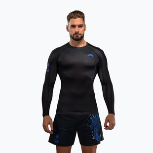 Langarm-Rashguard Venum Thunder Dragon black/royal blue