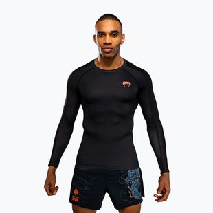 Rashguard Langarmshirt Herren Venum Thunder Dragon black/grey/copper